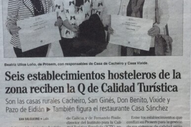 Casa rural con calidad turístic